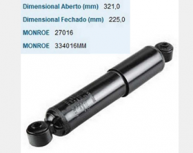 AMORTECEDOR ALFA 145 FIAT PALIO WEEKEND MAREA W SUSPENSAO TRAS. ESQ/DIR MONROE 27016=334016=334391MM